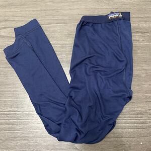 Patagonia Capilene Thermal Base Layer Pants Size XS Women Navy Blue